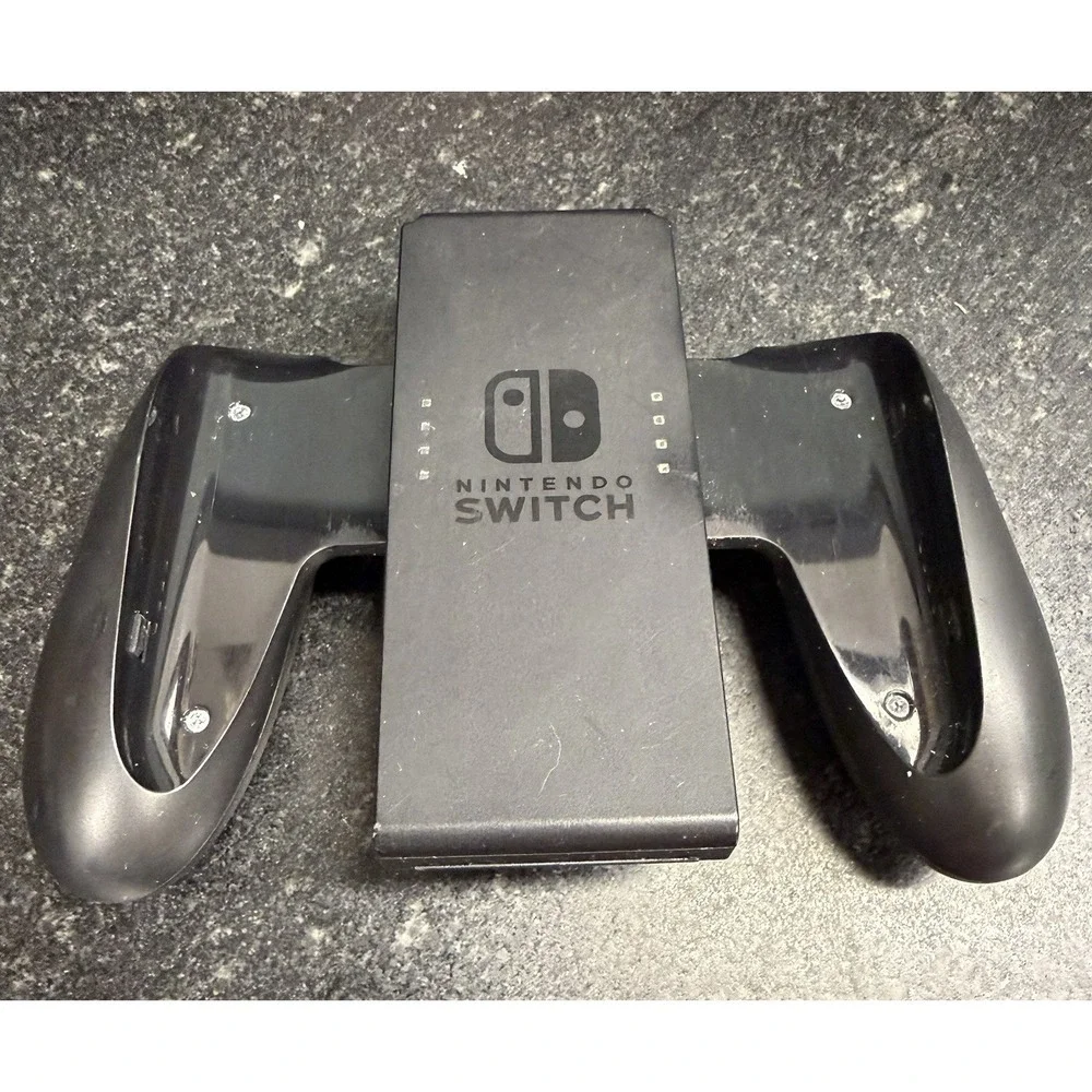 OEM Nintendo Switch Dock Bundle HDMI Cable Joy-Con Grip Strap Black Tested